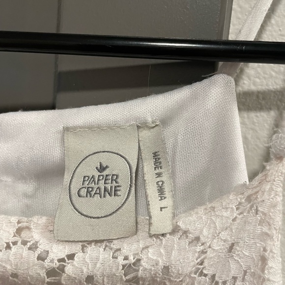 White Summer Mini Dress - Picture 3 of 3